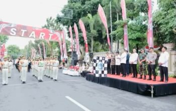 Gerak Jalan:  Peringatan HUT Kemerdekaan RI ke-80 di Lamongan