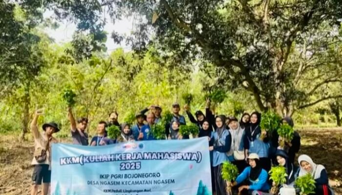 Program Kerja KKM IKIP PGRI Bojonegoro: Mahasiswa dan Petani Kolaborasi Tanam 1.000 Bibit Cabai