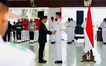 Bojonegoro Kukuhkan Paskibraka untuk Upacara Kemerdekaan RI ke-80