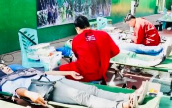 Bakti Sosial Donor Darah Kodim Bojonegoro Sambut HUT ke-80 TNI