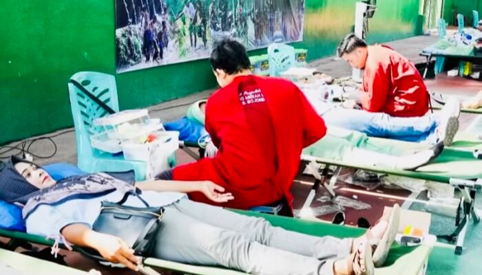 Bakti Sosial Donor Darah Kodim Bojonegoro Sambut HUT ke-80 TNI