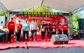 HUT ke-80 RI Ribuan Warga Desa Sidomulyo Padati Jalan Santai