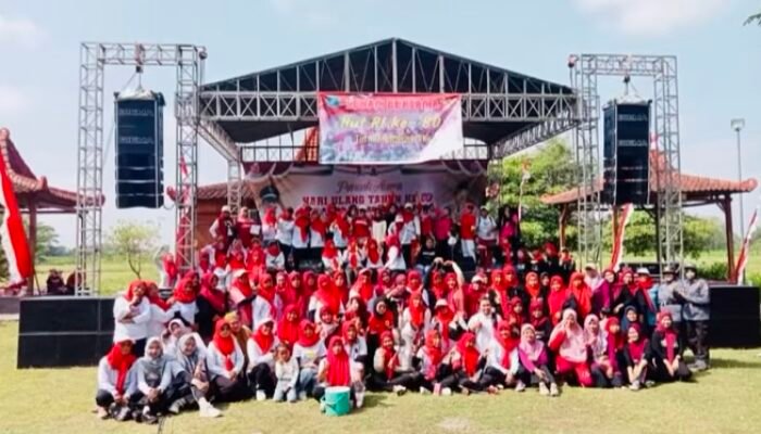 Puncak Perayaan HUT ke-80 RI di Pejambon: Senam Sehat Hingga Campur Sari