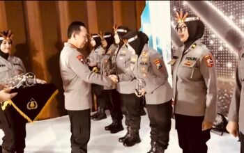 Polwan Polres Bojonegoro Meraih Prestasi Nasional dalam Kampanye “Rise and Speak”