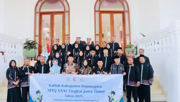 Bupati Bojonegoro Lepas 23 Kafilah MTQ XXXI ke Jember