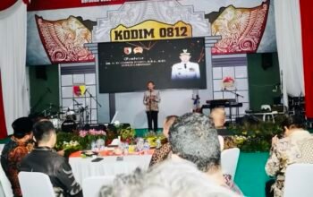 Acara Pisah Sambut Komandan Kodim 0812/Lamongan