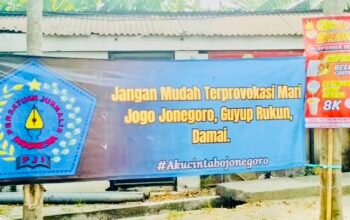 PJI Bojonegoro Buktikan Kepedulian, Serukan Aspirasi Santun Tanpa Anarkis