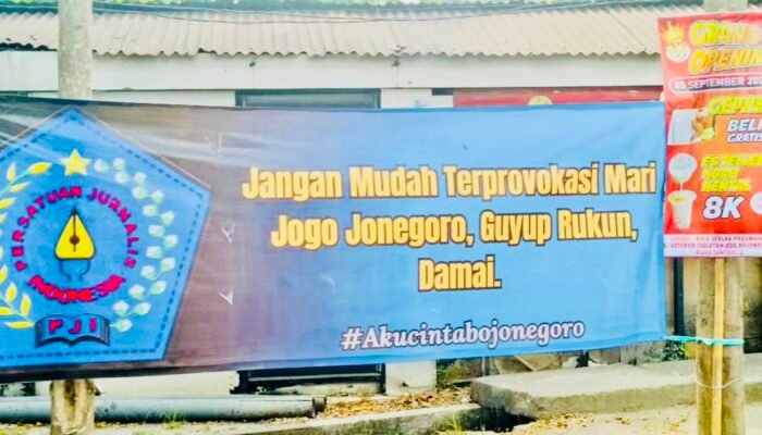 PJI Bojonegoro Buktikan Kepedulian, Serukan Aspirasi Santun Tanpa Anarkis