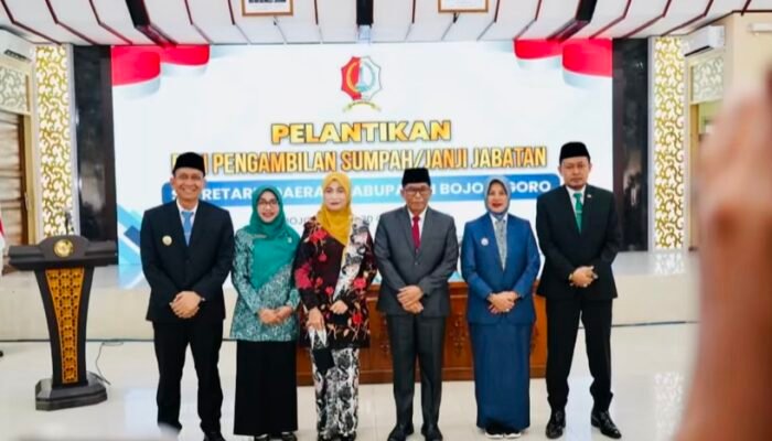 Bupati Setyo Wahono Lantik Edi Susanto Jadi Sekda Bojonegoro