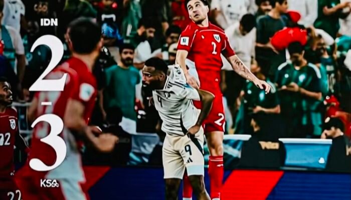 Garuda Beri Perlawanan Heroik, Namun Takluk 2-3 dari Arab Saudi di Kualifikasi Piala Dunia