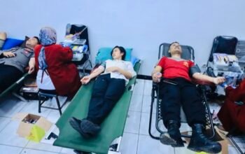 Donor Darah di Hari Jadi ke-74 Humas Polri Bojonegoro