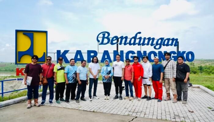 Wakil Bupati Bojonegoro Tinjau Proyek Bendungan Karangnongko