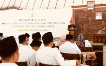 Pengukuhan Badan Wakaf Indonesia Kabupaten Bojonegoro