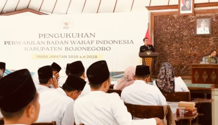 Pengukuhan Badan Wakaf Indonesia Kabupaten Bojonegoro