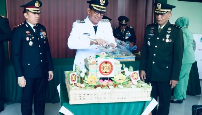 Bupati Bojonegoro dan Forkopimda Hadiri HUT ke-80 TNI