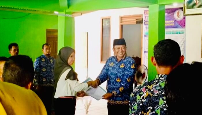 Pelantikan BPD PAW Mojorejo 2025, Ini Pesan Camat Kedungadem