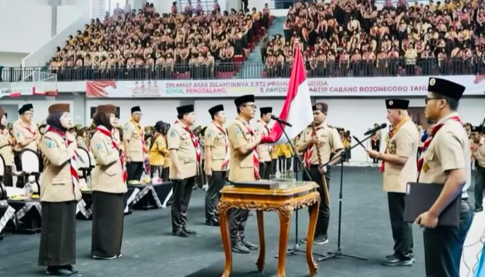 Periode 2025–2030, Bupati dan Wabup Bojonegoro Pimpin Mabincab dan Kwarcab Pramuka