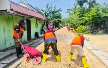 Gejot Pembangunan Infrastruktur Melalui BKKD di Desa Mojoranu