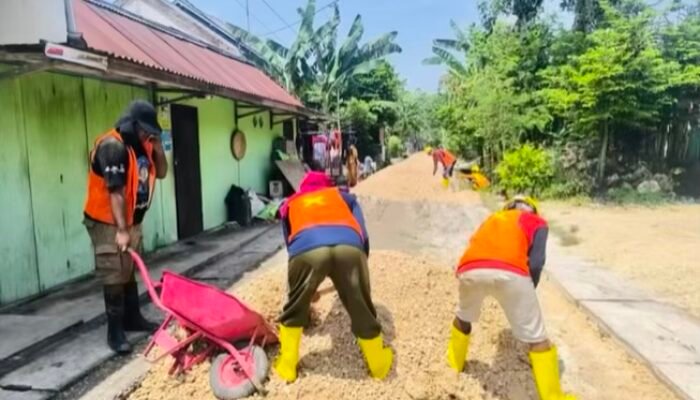 Gejot Pembangunan Infrastruktur Melalui BKKD di Desa Mojoranu