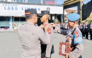 Pembukaan Latihan  Diktuk Bintara Polri di Polres Lamongan