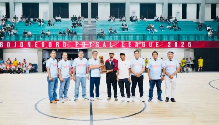 Bupati Setyo Wahono Resmi Membuka Gelaran Futsal League 2025 di Gor Utama Bojonegoro