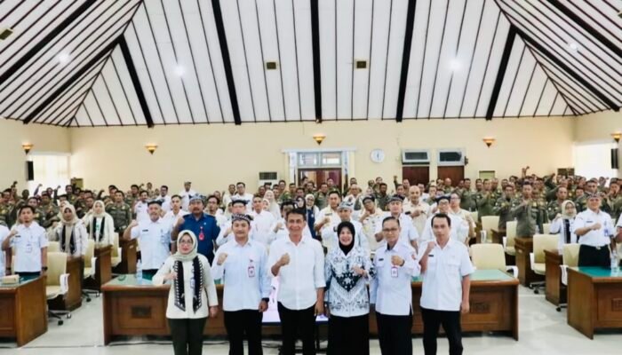 Pemkab Bojonegoro Gelar Rakor Trantibumlinmas dan Luncurkan Aplikasi Gatramas