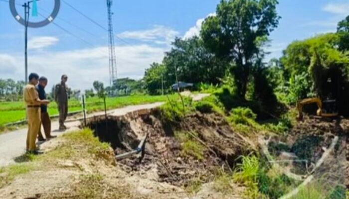 Longsor di Desa Kaliombo, BPBD Gerak Cepat Lakukan Asesmen