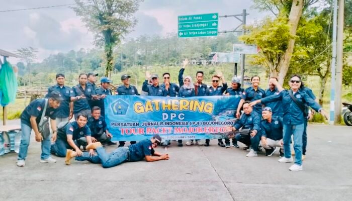 DPC PJI Bojonegoro Tutup Tahun dengan Gathering dan Rapat Evaluasi di Pacet Mojokerto