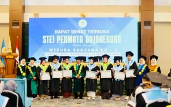 STEI PERMATA Bojonegoro Gelar Wisuda, Cetak 63 Sarjana Ekonomi Syariah