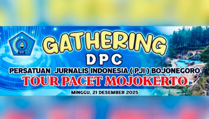 PJI Bojonegoro Gelar Gathering dan Rapat Akhir Tahun di Pacet