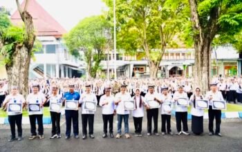 Pimpin Apel Refleksi Akhir Tahun 2025, Bupati Setyo Wahono: Integritas ASN Adalah Harga Mati