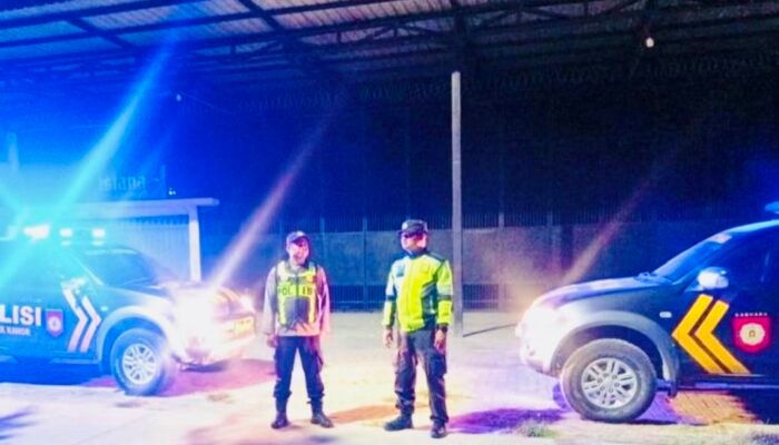 Antisipasi Begal dan Pencurian, Polsek Baureno Patroli hingga Dini Hari