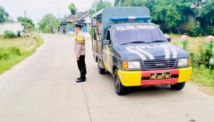 Cegah Kriminalitas, Polsek Trucuk Gelar Patroli Rutin di Titik Vital