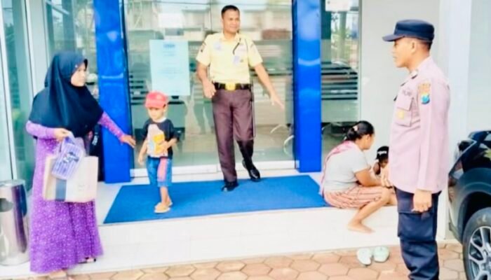 Polsek Kanor Patroli Perbankan Bojonegoro, Cegah Kriminalitas