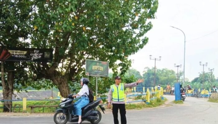Polsek Sukosewu, Bojonegoro Antur lalu lintas di Dam Klepek