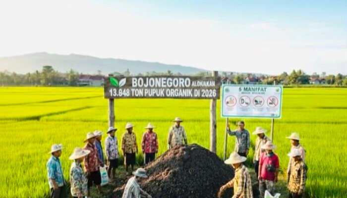 Pemkab Bojonegoro Alokasikan 13.948 Ton Pupuk Organik di 2026
