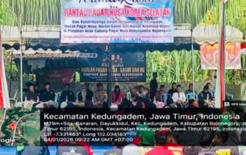 Rayakan Harlah ke-40, PAC Pagar Nusa Kedungadem Gelar Latihan Bersama di Desa Dayukidul