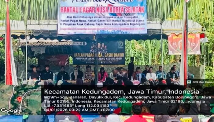 Rayakan Harlah ke-40, PAC Pagar Nusa Kedungadem Gelar Latihan Bersama di Desa Dayukidul