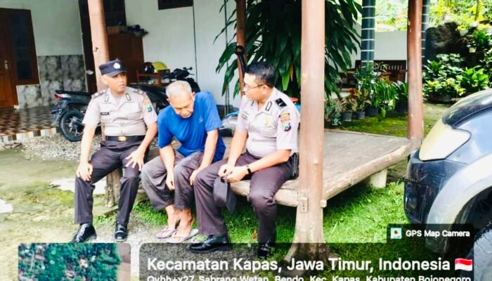 Polsek Kapas Sambang Warga Bendo, Cegah Kriminalitas