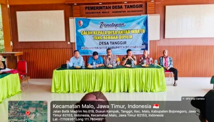 Kalposek Malo, Bojonegoro Hadiri Kegiatan PAW Desa Tanggir
