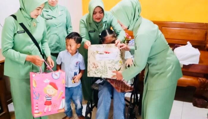 HUT ke-80 Persit, Kodim Bojonegoro Gelar Bakti Sosial