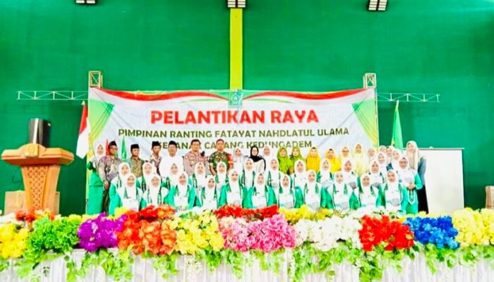 600 Pengurus Ranting Fatayat NU Kedungadem Bojonegoro Resmi Masa Khidmat 2025-2028