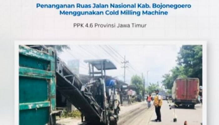 BBPJN Tangani Jalan Bergelombang di Sraturejo Bojonegoro