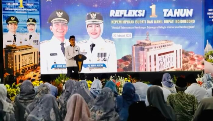 Refleksi 1 Tahun Kepemimpinan Bupati dan Wakil Bupati Bojonegoro: Merajut Kebersamaan Membangun Daerah.