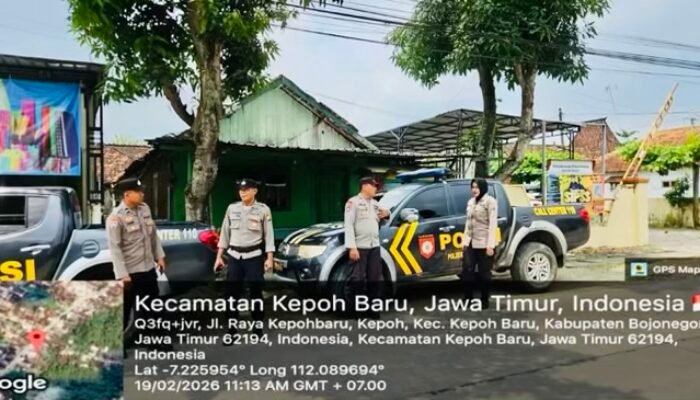Patroli Bersinggungan Polsek Kedungadem: Upaya Ciptakan Kamtibmas di Bojonegoro