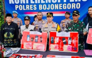 Polres Bojonegoro Ringkus 13 Tersangka Narkoba, Sita Sabu dan Ganja