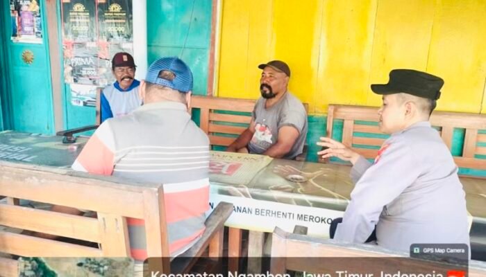 Kegiatan Sambang Kanit Binmas untuk Menjaga Kamtibmas di Kecamatan Ngambon