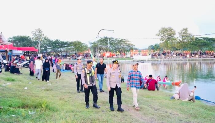 Kapolres Bojonegoro Pantau Keamanan Waduk Sonorejo Padangan