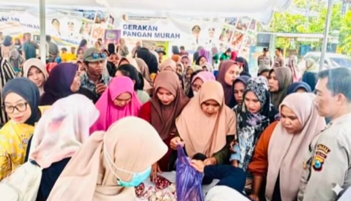 DKPP Bojonegoro gelar Gerakan Pangan Murah di  Trucuk