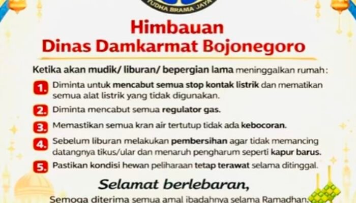 Tips Aman Tinggalkan Rumah Saat Mudik Lebaran